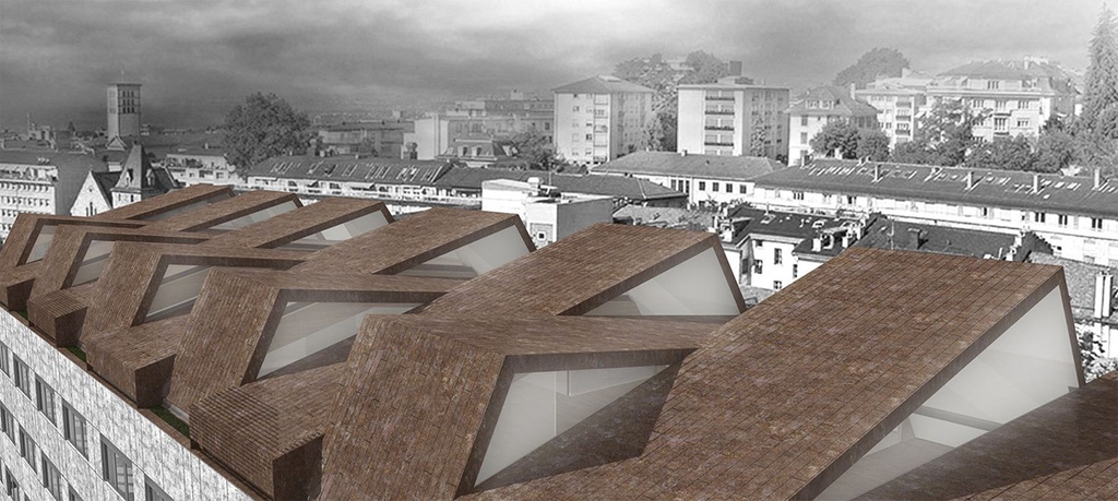 Propuesta para la Ampliación del Edificio Administrativo UNI-5 | Lausanne, Suiza
