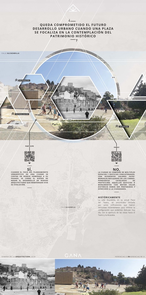 Herencias e Inherencias. Exposición urbana | Semana Arquitectura Málaga