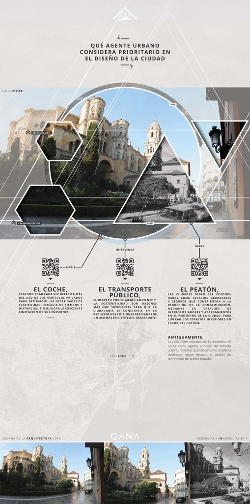 Herencias e Inherencias. Exposición urbana | Semana Arquitectura Málaga