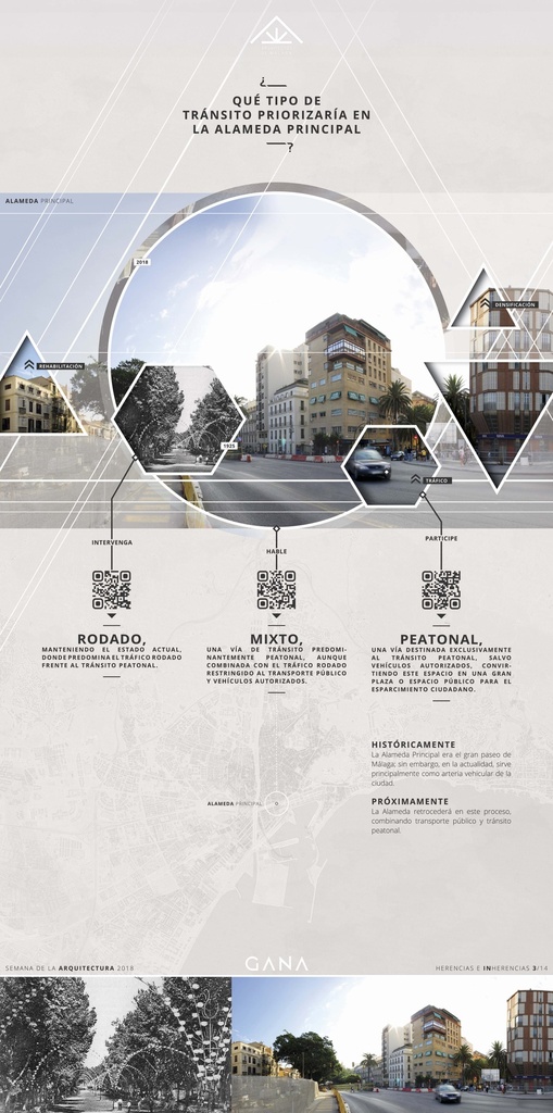 Herencias e Inherencias. Exposición urbana | Semana Arquitectura Málaga