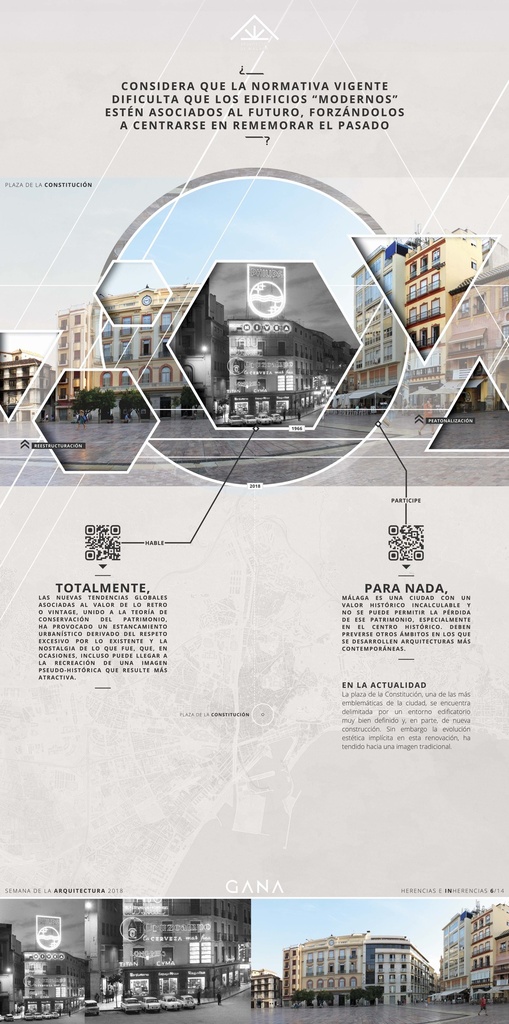 Herencias e Inherencias. Exposición urbana | Semana Arquitectura Málaga