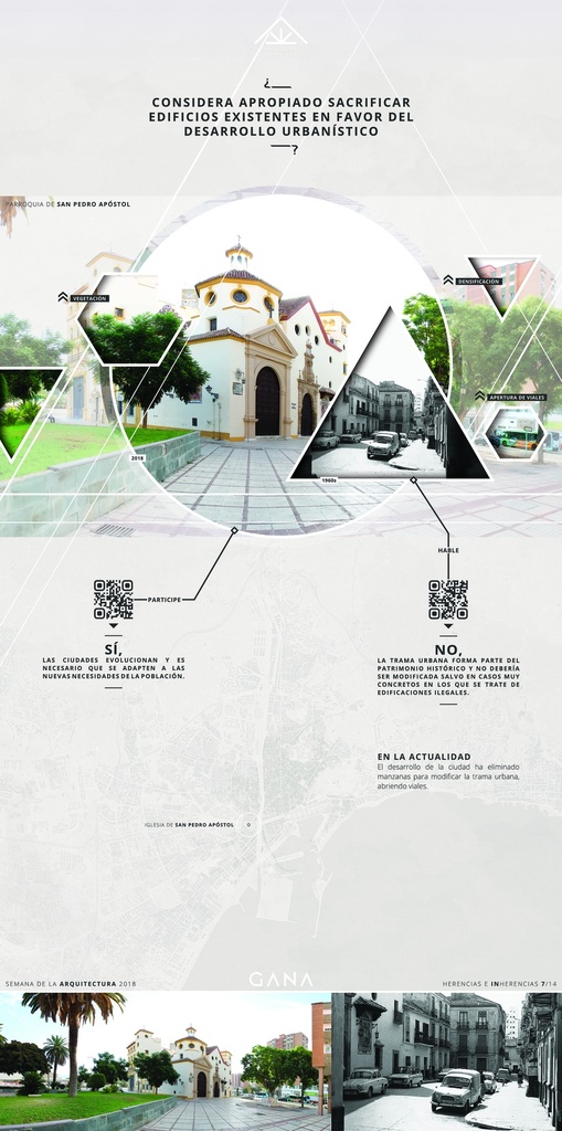 Herencias e Inherencias. Exposición urbana | Semana Arquitectura Málaga