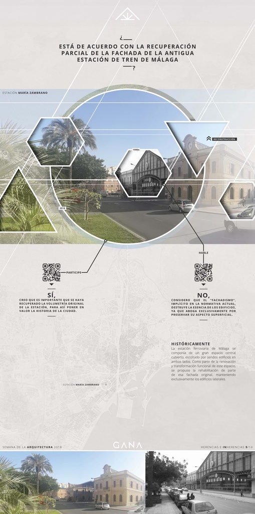 Herencias e Inherencias. Exposición urbana | Semana Arquitectura Málaga