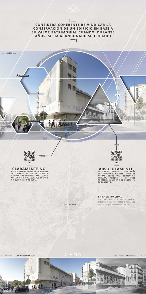 Herencias e Inherencias. Exposición urbana | Semana Arquitectura Málaga
