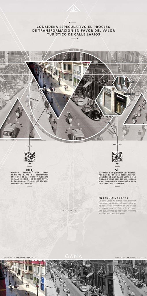 Herencias e Inherencias. Exposición urbana | Semana Arquitectura Málaga