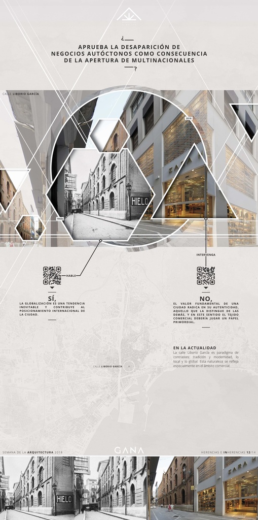 Herencias e Inherencias. Exposición urbana | Semana Arquitectura Málaga
